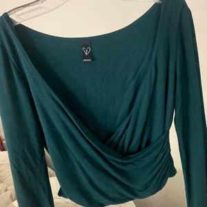 long sleeve top💚💙